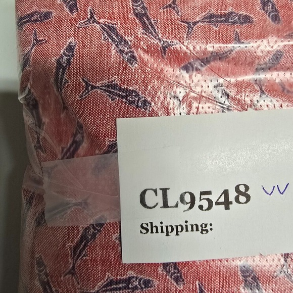 Vineyard Vines Shirt Mens Medium Pink Button Up Slim Fit Murray Fish Hawaiian - Picture 11 of 11